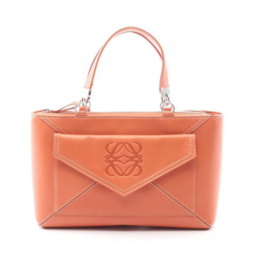 Loewe Anagram Handbag Leather Brown